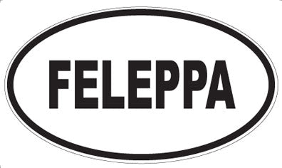 FELEPPA - Oval Sticker