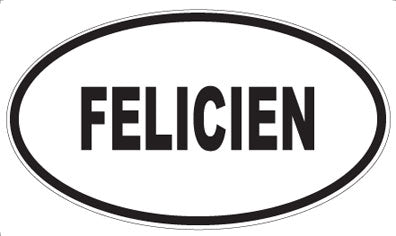 FELICIEN - Oval Sticker