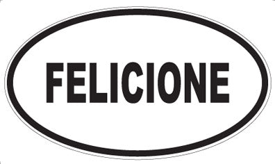 FELICIONE - Oval Sticker