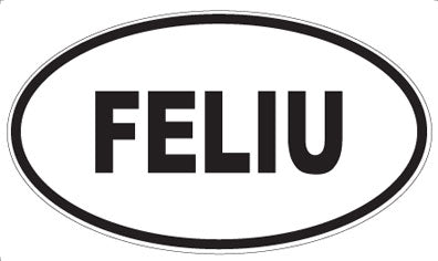 FELIU - Oval Sticker