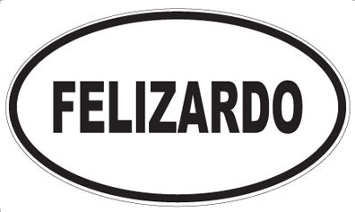 FELIZARDO - Oval Sticker