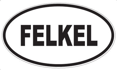 FELKEL - Oval Sticker
