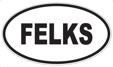 FELKS - Oval Magnet