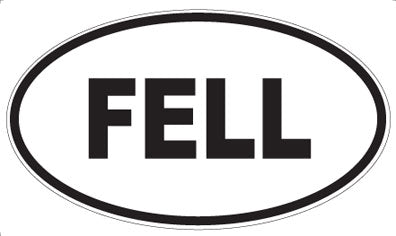 FELL - Oval Sticker