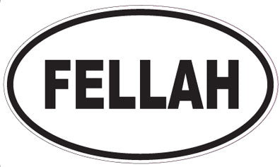FELLAH - Oval Sticker