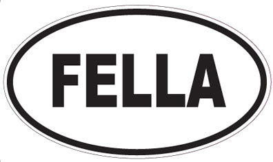 FELLA - Oval Magnet