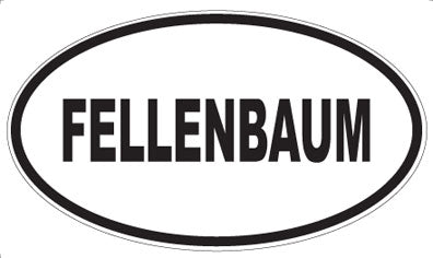 FELLENBAUM - Oval Magnet