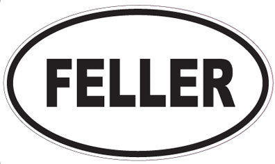 FELLER - Oval Sticker