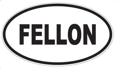FELLON - Oval Sticker