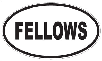 FELLOWS - Oval Magnet