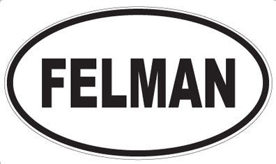 FELMAN - Oval Sticker