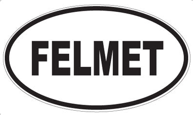 FELMET - Oval Sticker