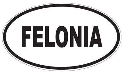 FELONIA - Oval Sticker