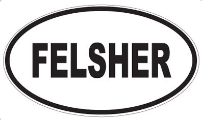 FELSHER - Oval Magnet