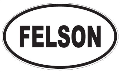 FELSON - Oval Sticker