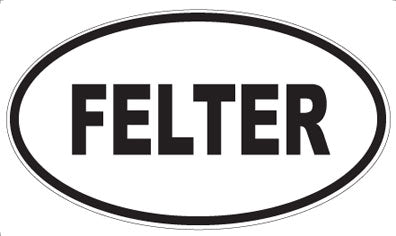 FELTER - Oval Magnet