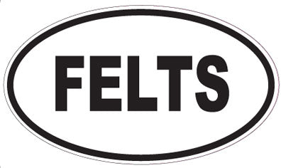 FELTS - Oval Magnet