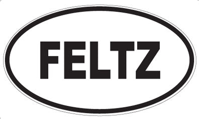 FELTZ - Oval Sticker