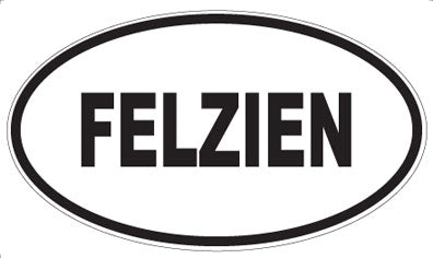 FELZIEN - Oval Sticker