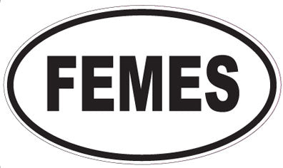 FEMES - Oval Magnet
