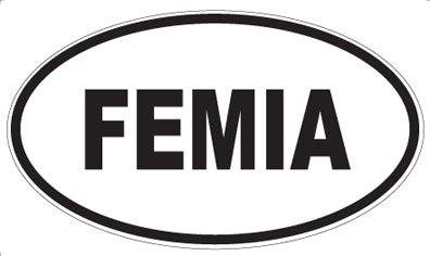 FEMIA - Oval Magnet
