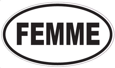 FEMME - Oval Magnet