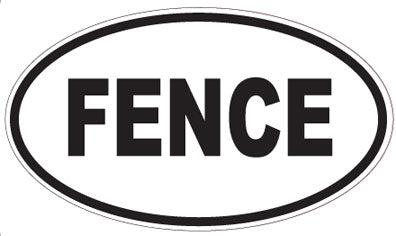 FENCE - Oval Magnet
