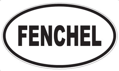 FENCHEL - Oval Sticker