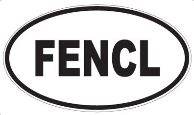 FENCL - Oval Magnet