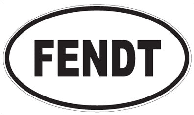 FENDT - Oval Magnet