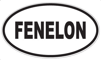 FENELON - Oval Sticker