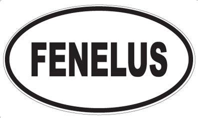 FENELUS - Oval Sticker