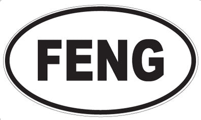 FENG - Oval Magnet