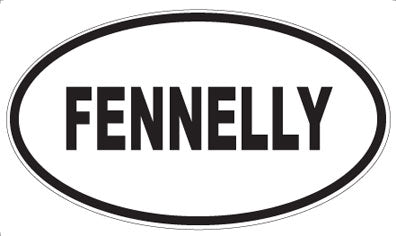 FENNELLY - Oval Sticker