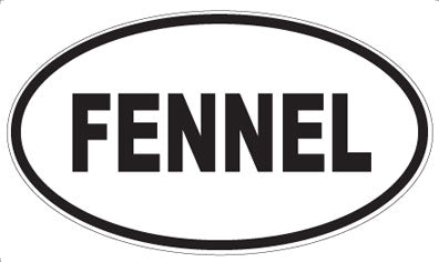 FENNEL - Oval Magnet