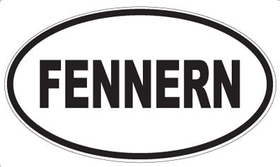 FENNERN - Oval Sticker