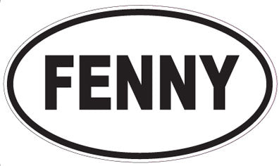 FENNY - Oval Magnet