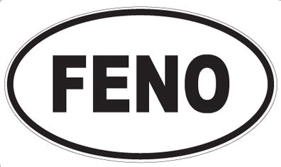 FENO - Oval Sticker