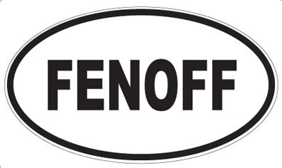 FENOFF - Oval Magnet