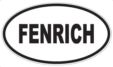 FENRICH - Oval Sticker