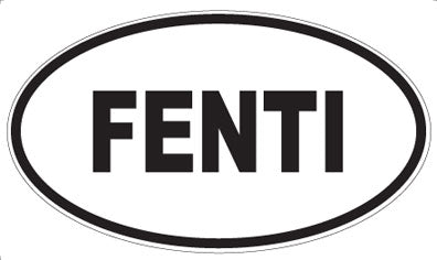FENTI - Oval Sticker