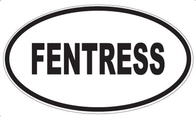 FENTRESS - Oval Sticker
