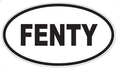 FENTY - Oval Sticker