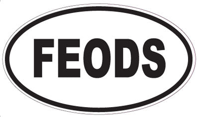 FEODS - Oval Magnet