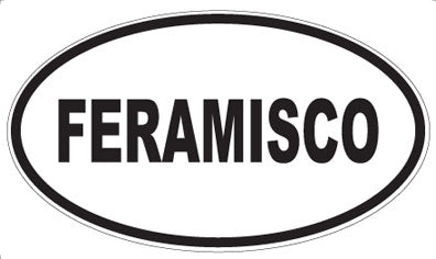 FERAMISCO - Oval Magnet