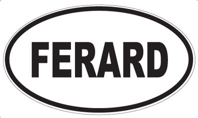 FERARD - Oval Sticker