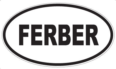 FERBER - Oval Magnet