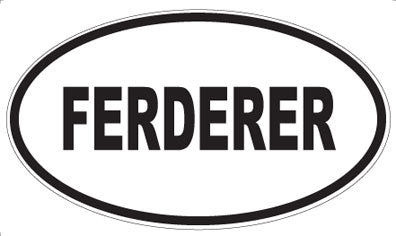 FERDERER - Oval Magnet