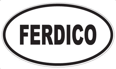 FERDICO - Oval Sticker