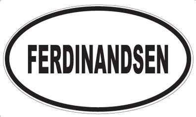 FERDINANDSEN - Oval Sticker